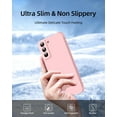 thumbnail image 5 of 3 in 1 for Samsung Galaxy S21 Plus Case, with 2 Pack Screen Protector, with Full Camera Cover Protection，Liquid Silicone Slim Shockproof Protective S21+ Phone Case (Pink), 5 of 12