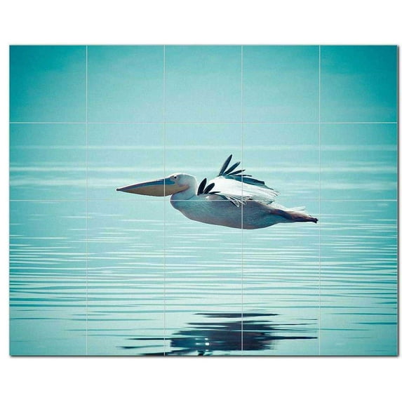 Bird Picture Ceramic Tile Mural Kitchen Backsplash Bathroom Shower, 404143-S54