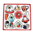 thumbnail image 1 of Adornos navideños JanHm 12 unids/set muñeca de Madera colgante, 1 of 5
