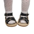 thumbnail image 4 of Zanarzt Baby Sandles Unisex Summer Slide Sandals Baby Comfort Anti-Slip Open Toe Adjustable Walking Beach Shower Shoes for Boys Girls Black,US 4, 4 of 5