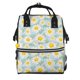 thumbnail image 1 of Disketp Daisies Flowers Mochila de Pañales de Gran Capacidad con Múltiples Bolsillos, Mochila de Viaje Multifuncional para Bebé, Unisex, Moderna y Resistente, 1 of 6