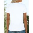 thumbnail image 2 of Women's Dandelion Graphic T-Shirt, Inspirational Floral Print Crew Neck Short Sleeve Tee, Casual Relaxing Mindfulness Summer Top, Soft Everyday Comfort Shirt, Nature Lover Gift, 2 of 13