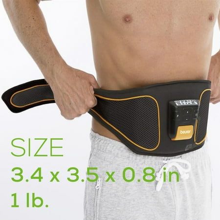Beurer Muscle Training EMS Belt, Portable Muscle Stimulator, 5 Programs for Men and Women, EM37