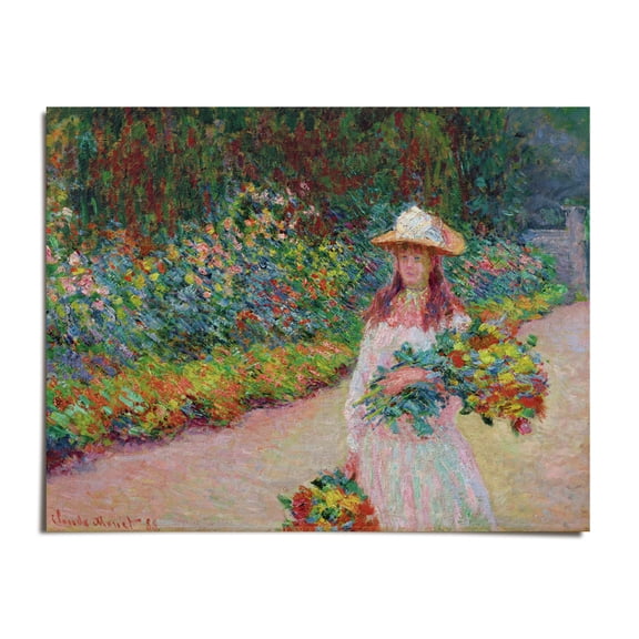 Vue du village de Giverny, 1886 - Claude Monet - 8x10 - Wall Art Print - UNFRAMED