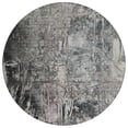 thumbnail image 2 of Addison Rugs Chantille Indoor/Outdoor Transitional Abstract Gray Machine Washable Round Rug, 8' x 8', 2 of 8