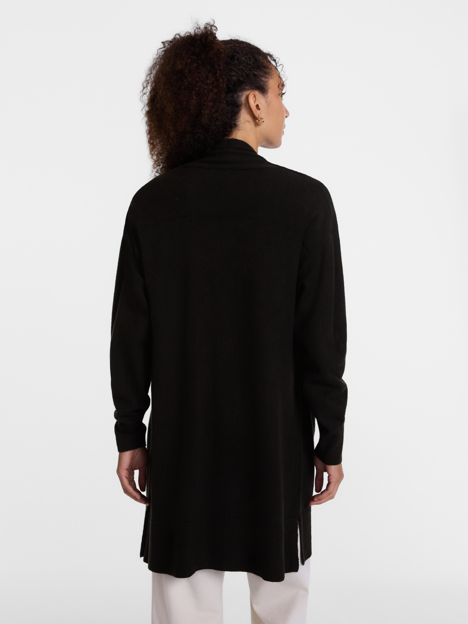 Scenario Women's Open Front Cardigan with Long Sleeves photo 4