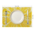 thumbnail image 3 of Pratyus 4Pcs Lemon Slice Linen Dining Table Placemats for Birthday Parties, Christmas Restaurants, and Buffets - Home Decoration 18x12in, 3 of 8