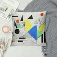 thumbnail image 2 of MLJA 80s 90s Memphis Throw Pillow Cover Memphis Geometric Pillowcase Retro Fashion Style Pillow Case Cushion Cover Abstract White Green Blue Cushion Case Cushion Case, 2 of 5