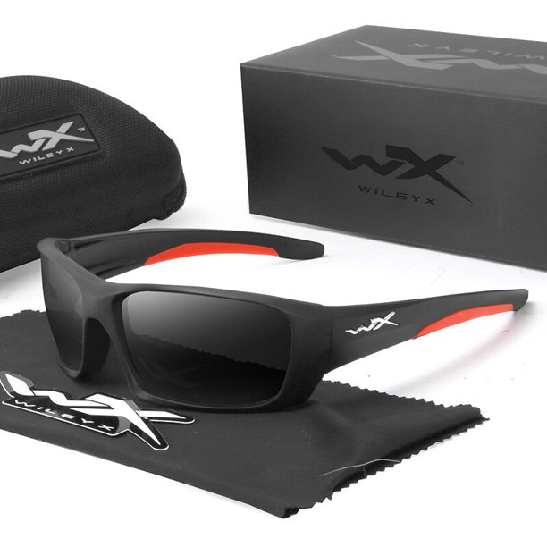 Wiley X WX-gafas de sol deportivas para hombre y mujer, lentes polarizadas TR90 con montura cuadrada, revestimiento reflectante, lente de espejo UV400 qiuyongming unisex