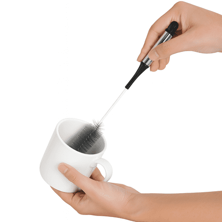 Stainless Steel Bottle Brush – 13.5” Cleaner for Baby Bottles, Tumblers, Wine Glasses