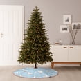 thumbnail image 6 of Salouo Goose White Flowers Christmas Tree Skirt 30" Farmhouse Christmas Decorations Snowman Xmas Tree Skirt Tree Mat for Holiday Party Decor, 6 of 8