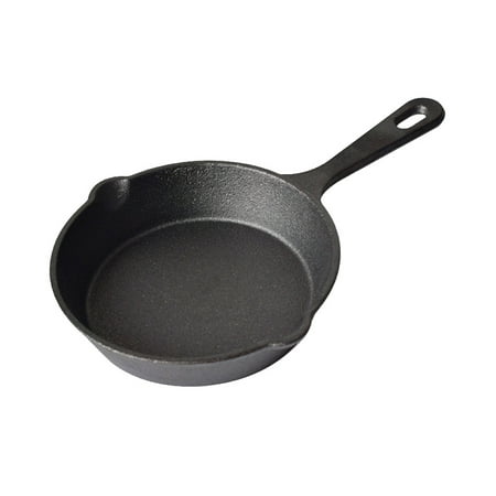 

Nonstick Skillet Fry Pan Pre-Seasoned Durable Cast Iron Egg Pancake Pot Kitchen Cookware Cooking Tool (20cm)