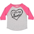 thumbnail image 3 of Inktastic I Love My Auntie in Black Chalk Heart Boys or Girls Toddler T-Shirt, 3 of 5