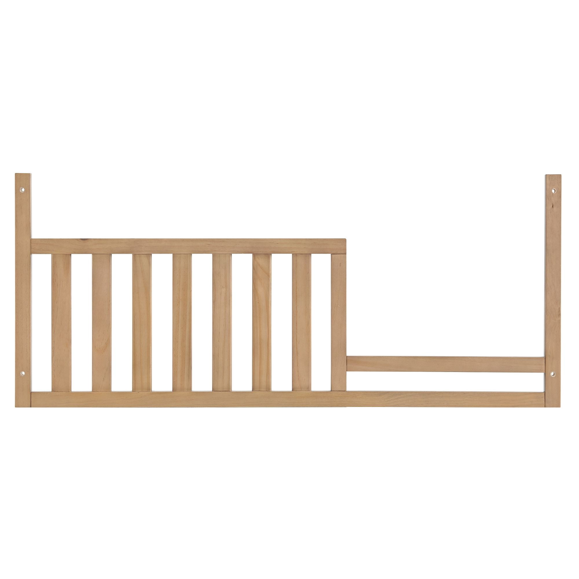 Soho Baby Everlee Toddler Guardrail In Honey Wood