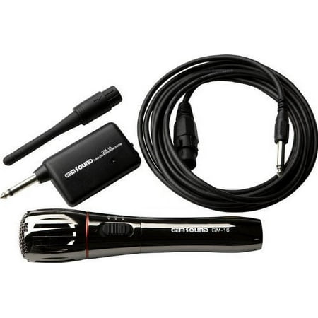 Gem GM16 Sound Wired/wireless Mic Dual Functi