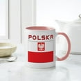 thumbnail image 4 of CafePress - Polish Falcon Flag With Polska Mug - 11 oz Ceramic Mug - Novelty Coffee Tea Cup, 4 of 4