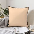 thumbnail image 6 of Velvet Rimmed Pillowcase Is Not Easy To Open Line Deformation Invisible Zipper Opening And Closing Only Pillowcase Does Not Contain Pillow Core Peach 16"X16", 6 of 8