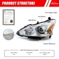 thumbnail image 3 of Conjunto de faros ADCARLIGHTS Nissan Altima 2013-2015 de 4 puertas, 3 of 9