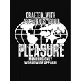 thumbnail image 2 of Chic Black & White Earth Print Tee for Women - Casual Crew Neck Short Sleeve, Stretchy Polyester Blend, Machine Washable - Perfect Summer Top, 2 of 6