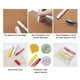 thumbnail image 2 of Fabric Chalk Marker Precise Marking Easy to Remove Multipurpose Portable Fabric Chalk Liner Pen for Sewing Quilting Crafting Red, 2 of 3
