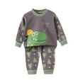 thumbnail image 4 of Tdoqot Toddler Boys Outfits Set- Casual Cute Cotton Long Sleeve Shirts and Pants Kids Fall Clothes Gold Size 6 T, 4 of 5