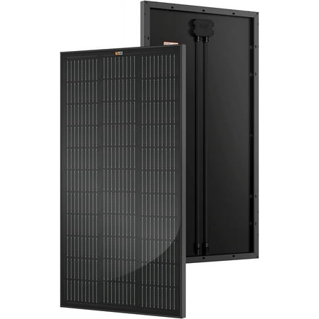 RICH SOLAR 100 Watt 12 Premium Monocrystalline Solar Panel All Black