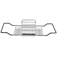 thumbnail image 2 of Bathtub Metal Bathtub Rack Retractable Adjustable Removable Stand Bathroom Caddy Tray Rack for Hotels Bathrooms, 2 of 7