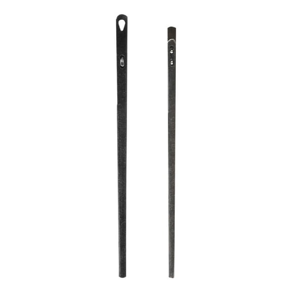 ADDHAT 2-Pack Leathercraft Lacing Needles Steel for Home Leatherworking and Craft Projects