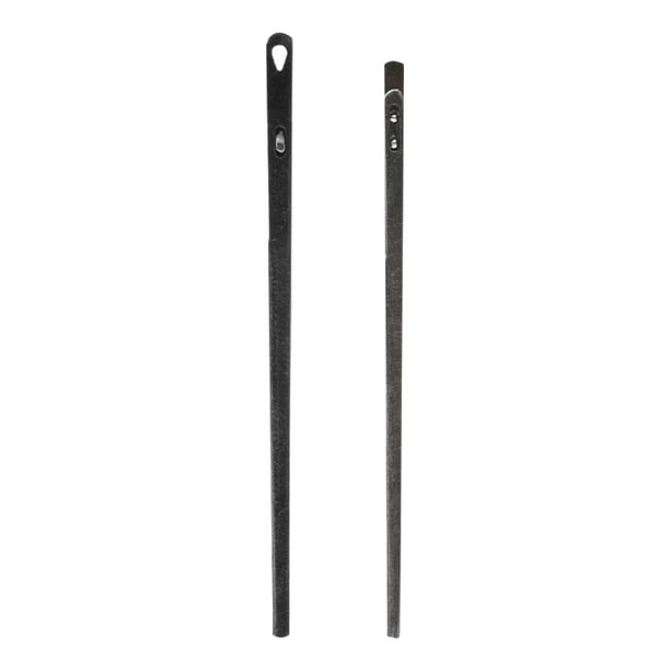 GOOHOCHY 2 agujas de coser para manualidades de cuero, agujas de acero para cuero, agujas de metal para coser a mano