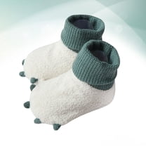 Toyvian 1 Pair Baby Accessories for Newborn Velvet Warm Cute for Infant Everyday Wear White