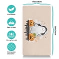thumbnail image 5 of Halloween Pumpkin Ghost Dog Food Mats for Floors Absorbent No-Slip 17x30 Inch Dog Water Mat Horror Pumpkin Ghost Cat Mat for Food Dog Water Bowl Mat for Messy Drinker, 5 of 7