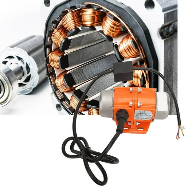 Motor de vibración, motor de vibración universal Motor vibrador de 30 W ~ 100 W Motor de vibración monofásico Integración perfecta