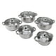 thumbnail image 1 of JUEGO DE OLLA DE ACERO INOXIDABLE, JUEGO DE UTENSILIOS DE COCINA DE ACERO Inoxidable 5pcs A Prueba de Óxido para la cocina, 1 of 7