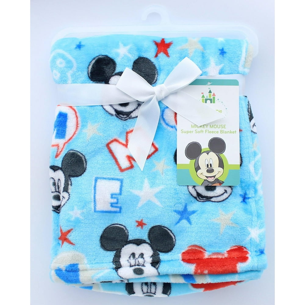 Disney Mickey Mouse Fleece Printed Baby Blanket