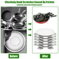 thumbnail image 5 of 24 Pcs 4 Different Sizes Pot and Pan Protectors Reusable Felt Anti-Slip Separator Pads to Prevent Scratching When Stacking Pans, 5 of 11