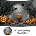 thumbnail image 4 of Spooky Forest Summerween Backdrop,Bat Crow Spooky Cobweb Pumpkins Photography Background,Halloween Theme Party Decor,Night Cemetery Banner Photoshoot Photo Booth Props Wallpaper-5x3FT, 4 of 7