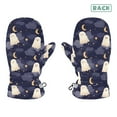 thumbnail image 2 of Ghost Star Moon Cold Weather Mittens Cozy Gloves with Adjustable Fit Perfect for Outdoor Fun, 2 of 7