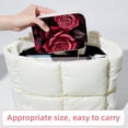 thumbnail image 6 of Rose Portable Velvet Jewelry Stand Organizer Box with Removable Compartment - Gift, Jewelry Display, 6 of 7