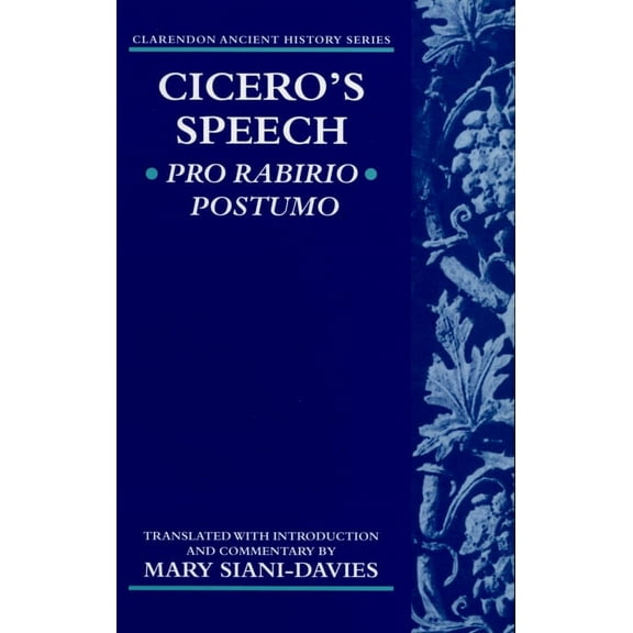 Clarendon Ancient History Pro Rabirio Postumo, (Paperback)