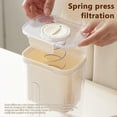 thumbnail image 5 of Coladores de Alimentos Colador de Yogur con Tapa Filtro de Yogur Fino con Temporizador de Cuenta Regresiva Colador de Tamiz de Alimentos Reutilizable para Jugos, 5 of 5