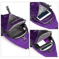 thumbnail image 3 of Mochila bandolera G4Free con bloqueo RFID, color morado, 3 of 7