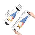 thumbnail image 4 of Fuzoiu Autumn Funny Gnomes Print Adult Socks, Crew Moisture-wicking Socks, Unisex Cushion Crew Socks,Casual Sports Ankle Socks, 4 of 7