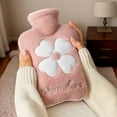 thumbnail image 4 of Large Capacity Floral Design Hot Water Bottle - Thick PVC Insulated Warmer, 4 of 8