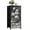 Color 1, variant on GothicDresser for Bedroom with 4 Storage Drawers Haunting Gothic Skull Blackened Leaves Rose Patterns Dressers Chest of Drawers Steel Framed Fabric Closet Organizers for Dorm Entryway