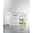 thumbnail image 4 of All-in-one combination kitchenette with refrigerator-freezer, sink, storage cabinet, and coil range, 4 of 5