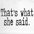 thumbnail image 2 of CafePress - That's What She Said. Cap - Adjustable 100% Brushed Unisex Casual Cotton Baseball Cap, Beige, 1, 2 of 2