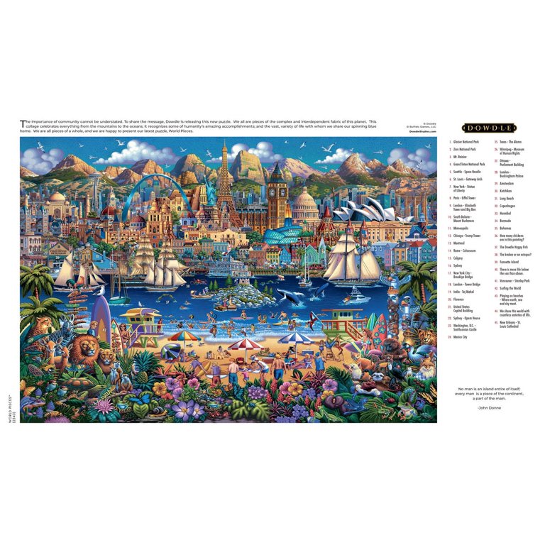 Free Shipping! Buffalo Games 2000-Piece Precision Jigsaw Puzzle