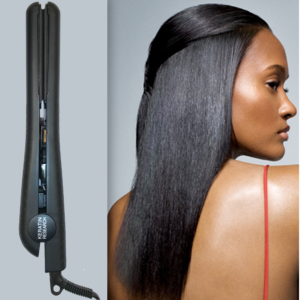 Inverto PRO Polished Ceramic Tourmaline Flat Iron Hair Straightener Curler Free Thermal Pouch Euro Travel Adapter Worldwide 110 220v 450F Great for Keratin Treatment and Hair Curling Walmart