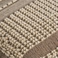 thumbnail image 4 of Rustic Wool and Cotton Large Pouf Cozy Seating & Home Decor, Timeless Design, Durable Materials, 4 of 7