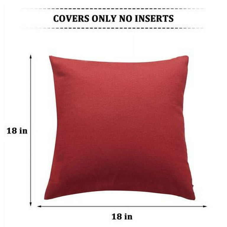 UNIKOME Outdoor Waterproof Throw Pillows 18x18 Feathers and Down